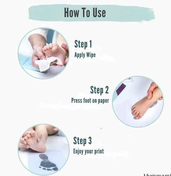 Inkless Baby Hand and Footprint Kit