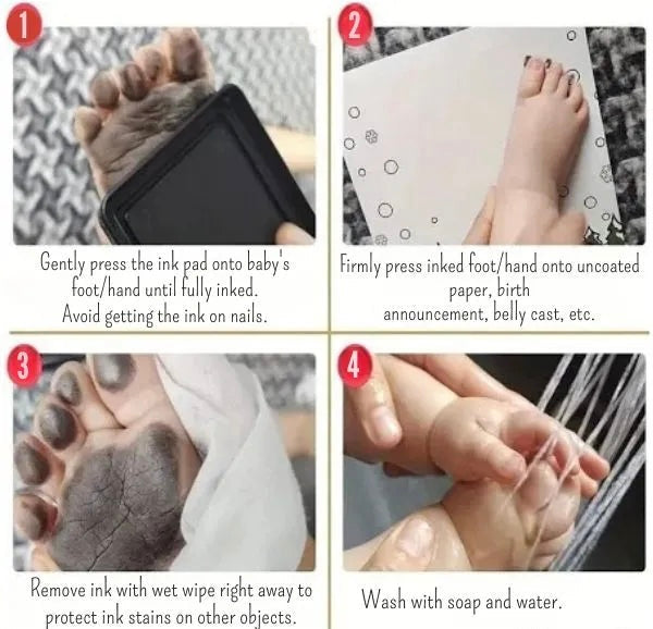 Inkless Baby Hand and Footprint Kit